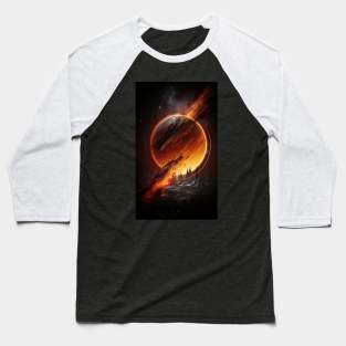 dark space planet Baseball T-Shirt